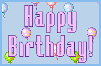 Happy Birthday Animated Balloons Image