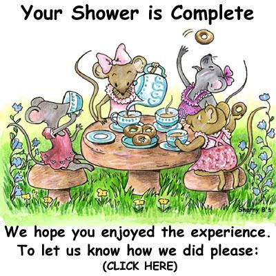 Mouse Tea Party Ending Shower c-Note