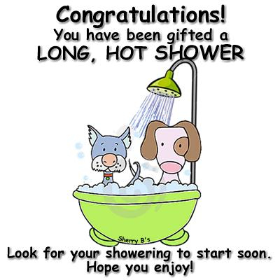 Cat and Dog Long, Hot Shower