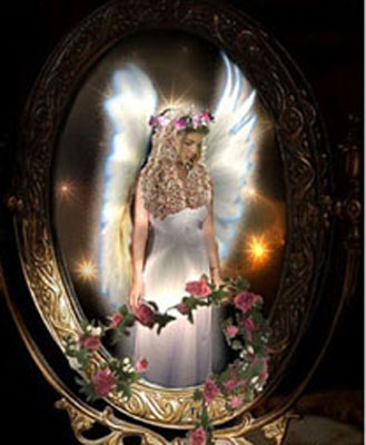 angel in the mirror