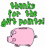 A piggy says thanks!