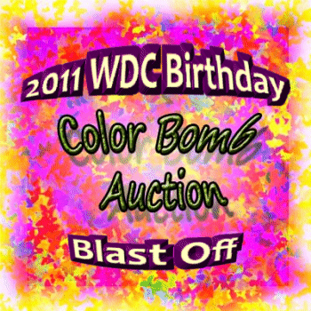 WDC 11th Birthday Celebration Logo for Color Bomb Auction ID#1798008