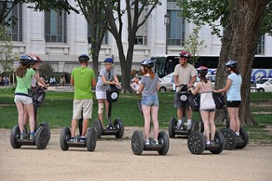 Youngsters on wheels