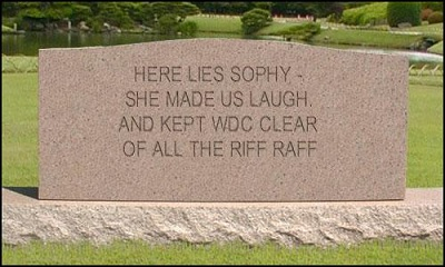 My tombstone