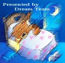 teddybear sleeping for Dream Team