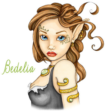 Image of the Character Bedeila in my Fantasy, Essence and the Stones