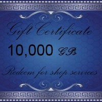 10,000 gift certificate