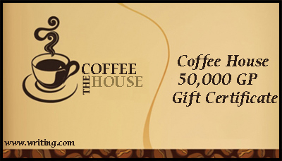 Gift Certificate for the Coffee House