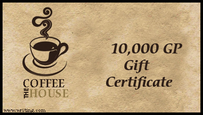 Gift Certificate for the Coffee House