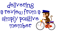 Delivering a review from Simply Positive!