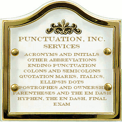 Punctuation, Inc. Main Image by Missy