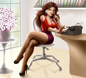 Image for Brooke's Coquettish Correspondence package for the Sinful Things Auction.