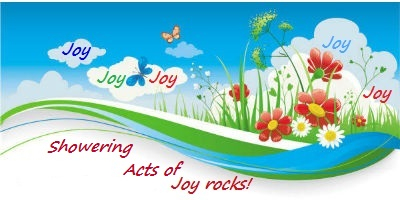 Showering Acts of Joy rocks!