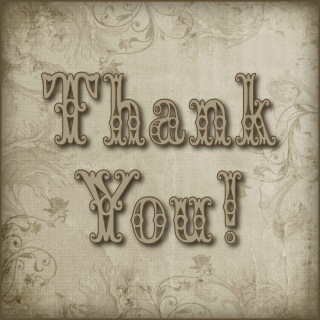Victorian Thank You cNote