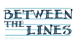 Signature for Between the Lines members-- smaller than the full-size header.