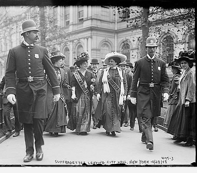 Women's suffrage march.