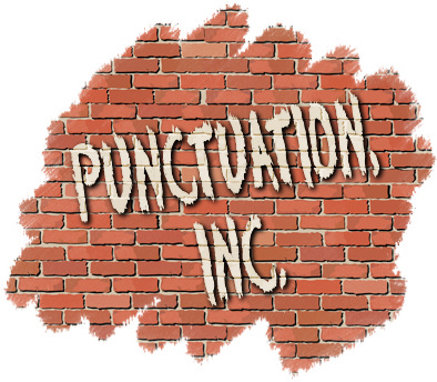 Punctuation, Inc. on Brick Wall by Leger
