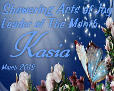 Leader of the Month for April 2013--Kasia