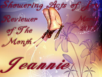 Jeannie--Reviewer of the Month April 2013