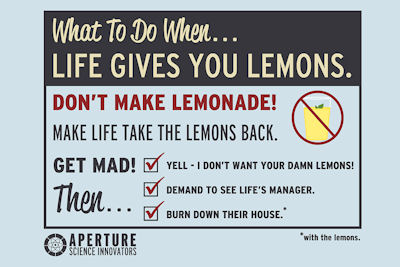 what to do when life gives you lemons