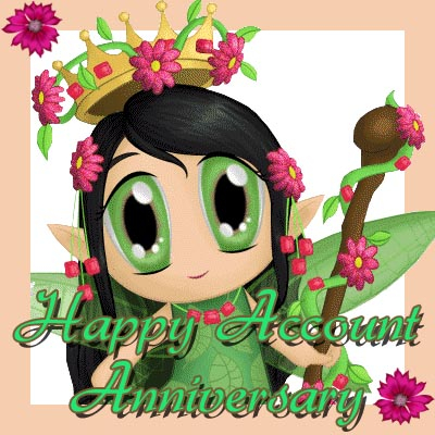 A 'Happy Account Anniversary' cNote for one of my shops