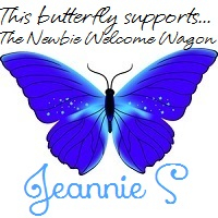 A beautiful butterfly that will fly with pride to help spread the word.