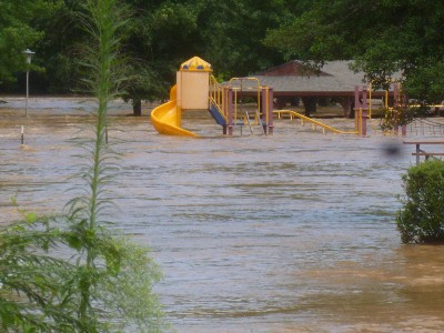The play area at our city park.