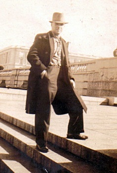 A photograph of Severino Cuzelli in America