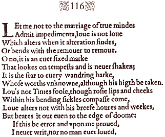 One of Shakespeare's sonnets.
