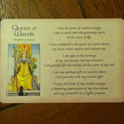 Tarot Affirmations by Sally Hill, Ph.D.