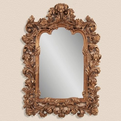 gold frame mirror