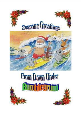 Christmas greetings from down under