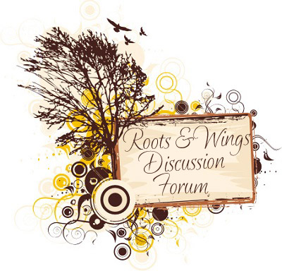 Title logo for the Roots & Wings Discussion Forum