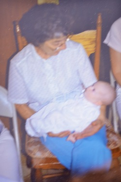 Nan and me in 1989