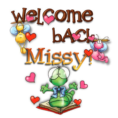 Image for Missy's Welcome Back Page by Kiya