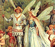 Tamari and James Larry of A Fairy's Tale
together at their wedding.