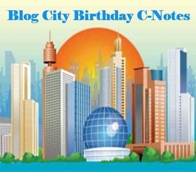 Blog City Birthday C-Notes Shop Sign