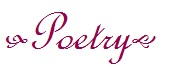 Poetry header image