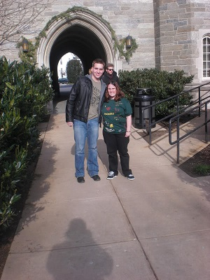 Me and Steve before Christmas 2011 at WCU.