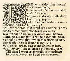 A Spenserian sonnet.