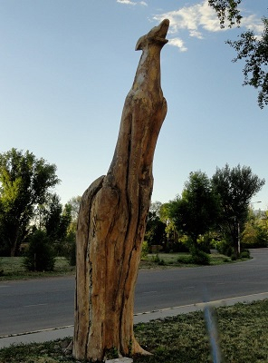 nature's wooden statue