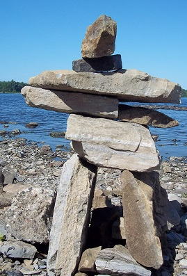 rock sculpture in Canada