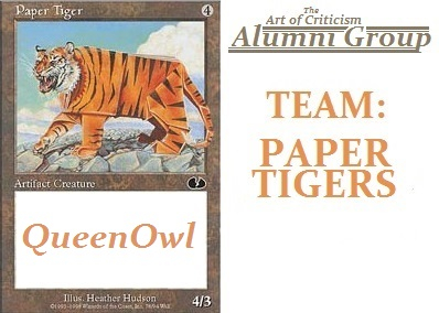 Personal signature as a member of Paper Tiger Team