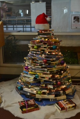 Christmas Book Tree