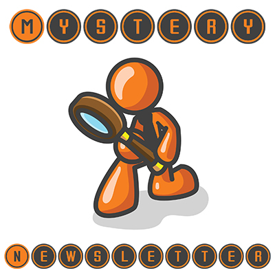 A header image for my official Mystery Newsletters.
