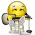 Singing emoticon