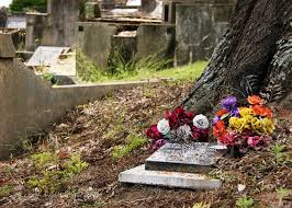 Flowers on Grave