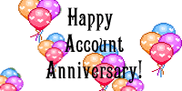 account anniversary