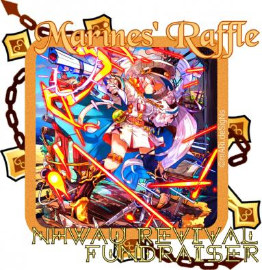 A banner for the raffle part of my NHWAU Revival Fundraiser!