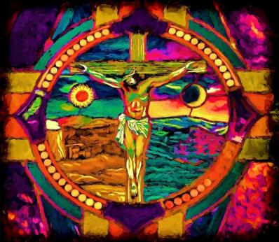 Digital Image of the Three Crosses
